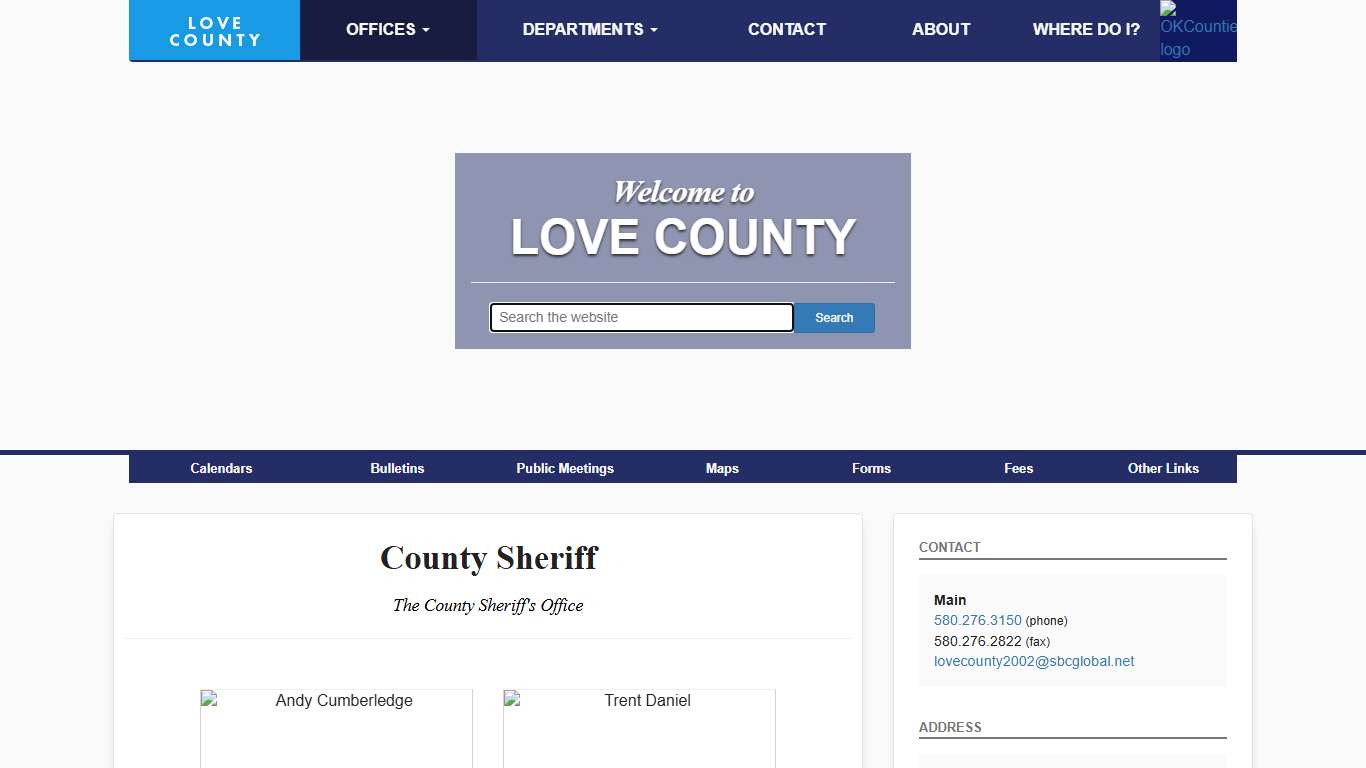 County Sheriff